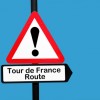 Tour de France Route road sign