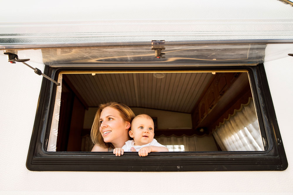 A motorhome trip is the easiest and most relaxing holiday you can have with even the newest editions to the family