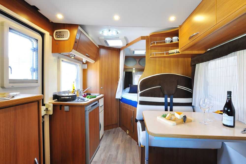 luxury motorhome campervan trip